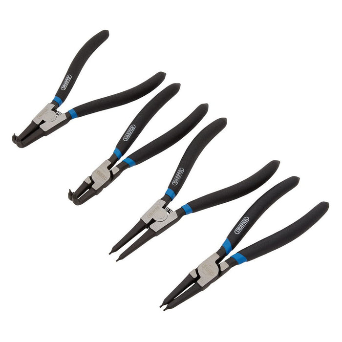 Draper Tools Internal and External Circlip Pliers Set, 4 Pce
