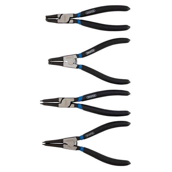 Draper Tools Internal and External Circlip Pliers Set, 4 Pce