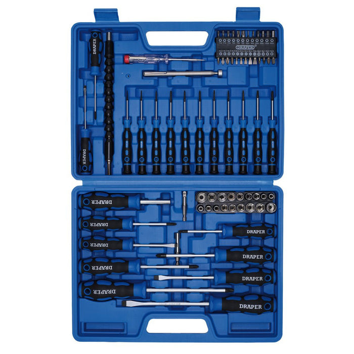 Draper Tools Screwdriver, Socket and Bit Set (70 Piece)