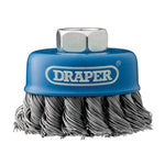 Draper Tools 65mm M14 Twist Knot Wire Cup Brush 41447