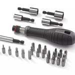 Hultafors 444505 Magnetic Bit Holder Set with Short Bits