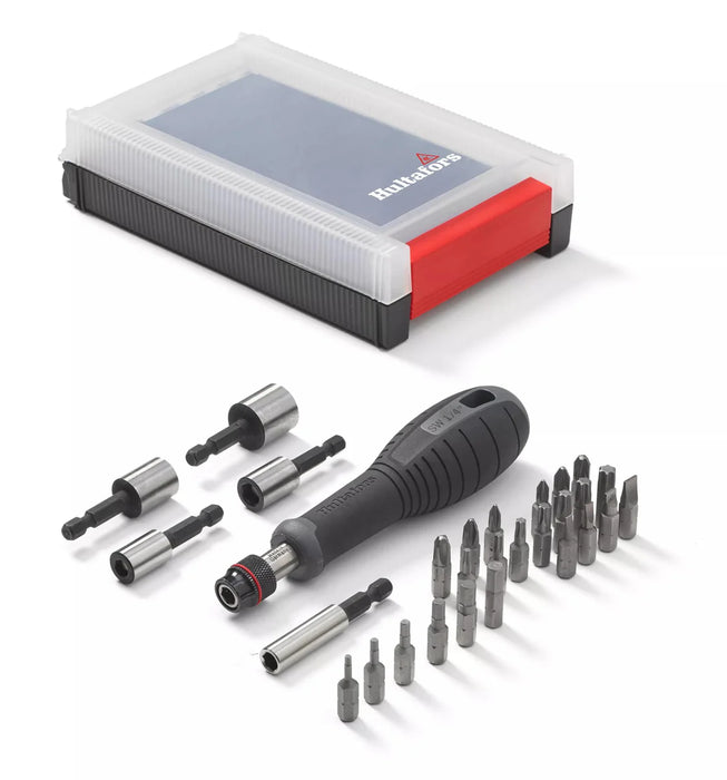 Hultafors 444505 Magnetic Bit Holder Set with Short Bits