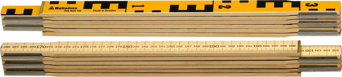 Hultafors 450704 Mini Levelling Rod, 2m
