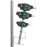 Wera 454/7 HF Set 2 Screwdriver Set T-handle Hex-Plus Screwdrivers with Holding Function 023453