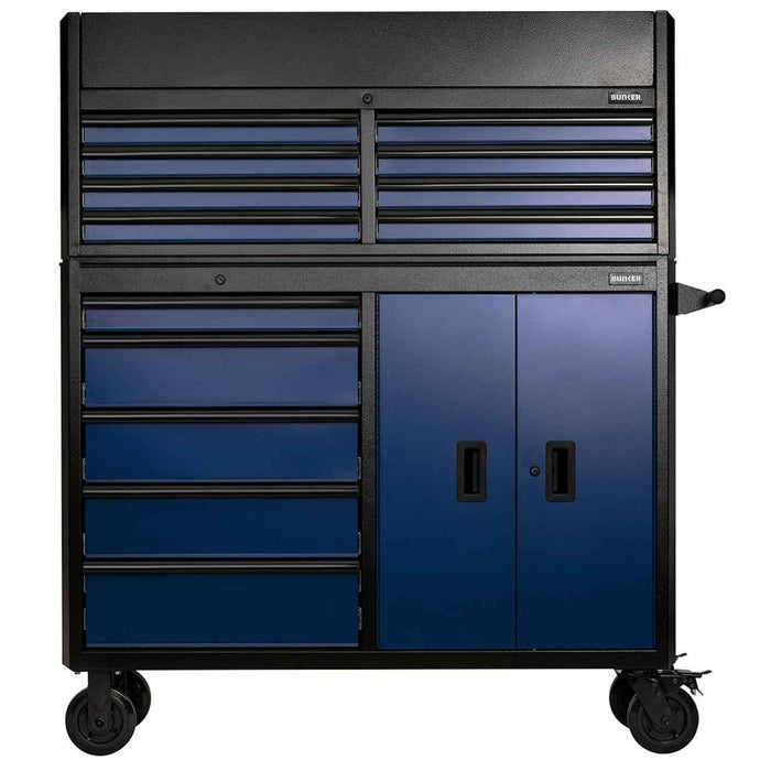 Draper 24254 Bunker 13 Drawer Combined Roller Cabinet and Tool Chest 52