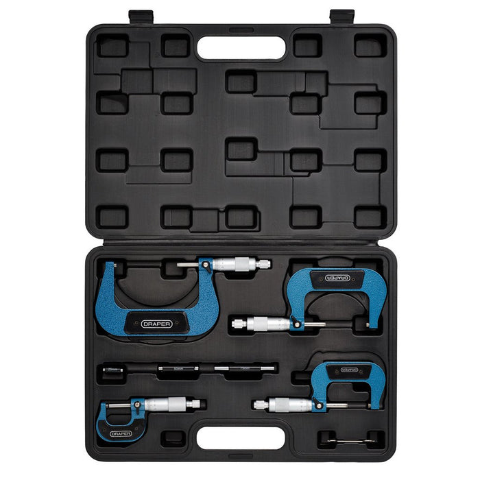 Draper Tools Metric External Micrometer Set (4 Piece)