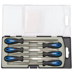 Draper Tools 150mm Soft Grip Diamond Needle File Set (6 Piece)