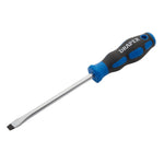 Draper Tools Soft Grip Plain Slot Screwdriver 8.0 x 150mm