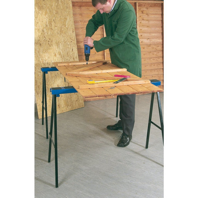 Draper Tools 1000x780mm Pair of Fold Down Trestles 52072
