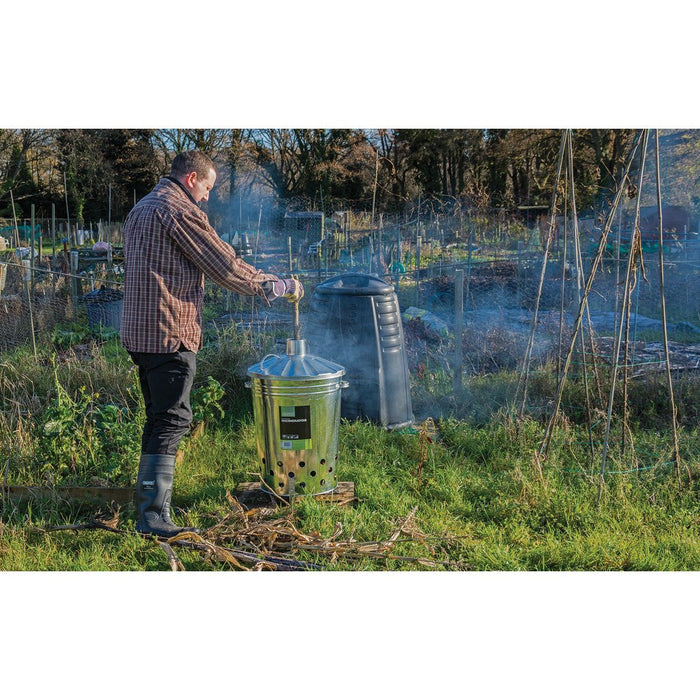 Draper Tools Galvanised Garden Incinerator (85L)