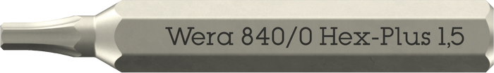 Wera 840 Micro Bits Hex-Plus 1.5 x 30mm