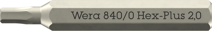 Wera 840 Micro Bits Hex-Plus 2.0 x 30mm