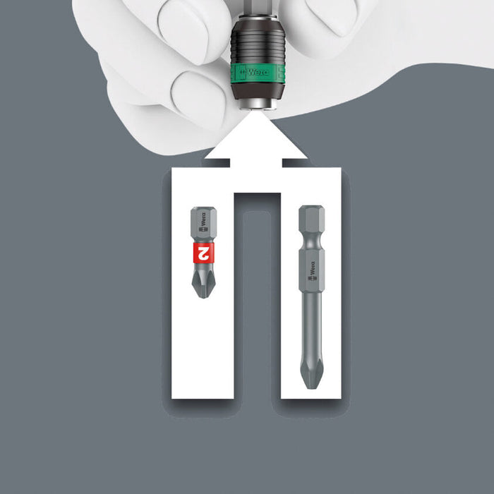 Wera Kraftform Kompakt Pistol RA-R 1, 7 Piece Bit Set