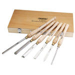 Draper Tools HSS Woodturning Chisel Set, 6 Pce