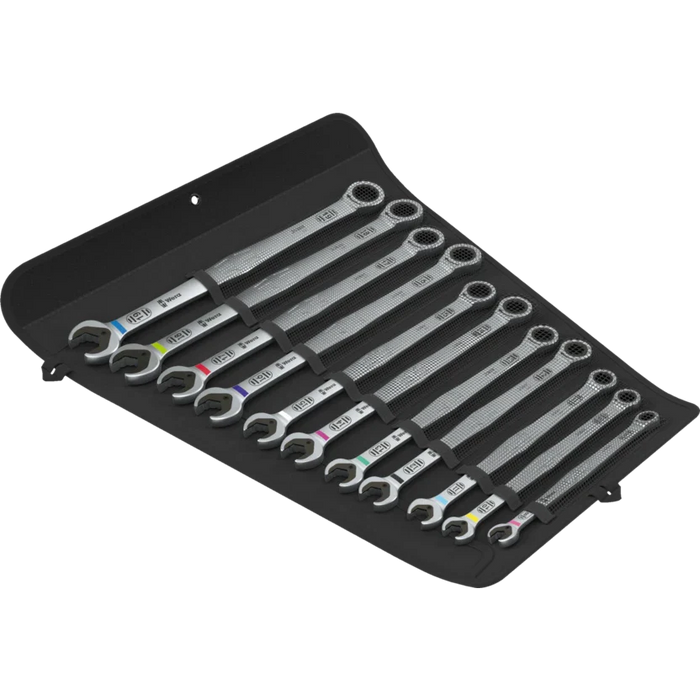 Wera 6007 Joker 11 Set 1 Ratcheting Combination Spanner Set 11 Piece 020382