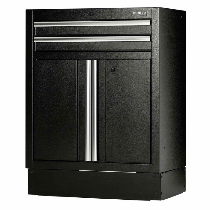 Draper 23752 Bunker 2 Drawer 2 Door Base Modular Floor Cabinet 680mm