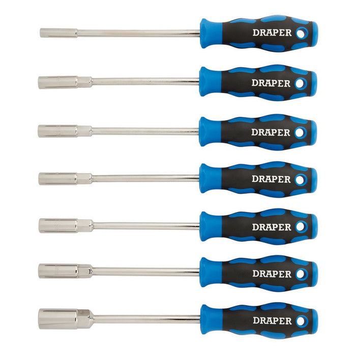 Draper Tools Nut Spinner Set with Soft-Grips, 7 Pce