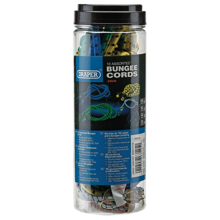 Draper Tools Assorted Bungee Cords 63545