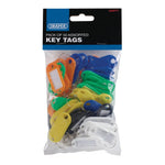 Draper Tools Assorted Key Tags Pack of 50 Colours 64271