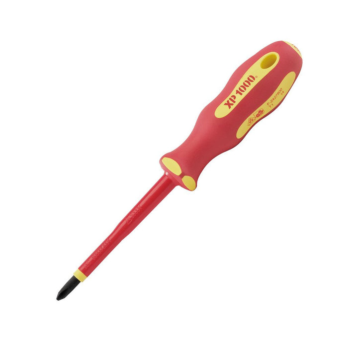 Draper Tools XP1000® VDE Cross Slot Screwdriver No.2 x 100mm 64432