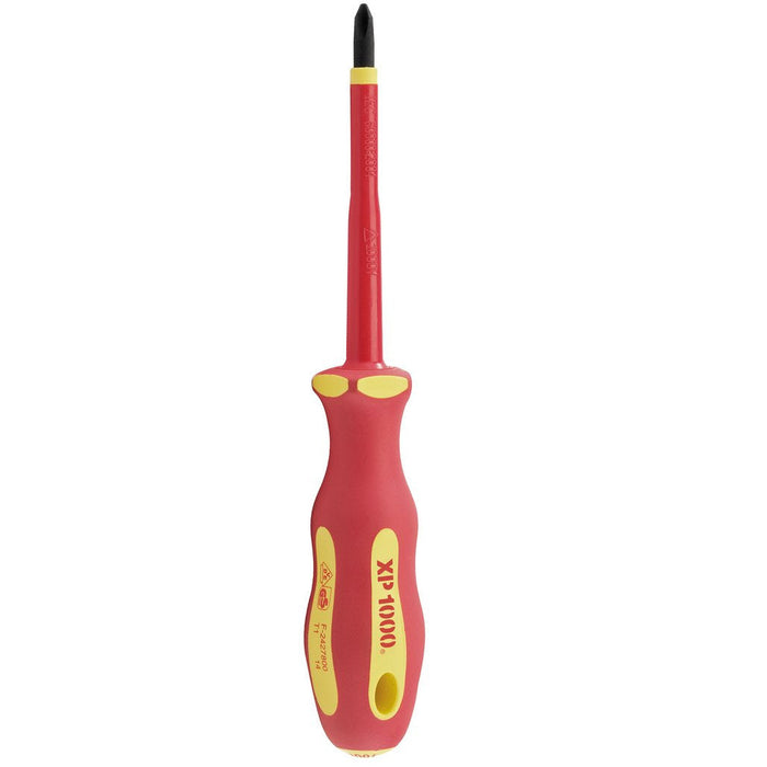 Draper Tools XP1000® VDE Cross Slot Screwdriver No.2 x 100mm 64432