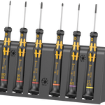 Wera 1550/6 ESD Micro Precision Screwdriver Set & Rack for Electronic Applications 6 Piece 030180
