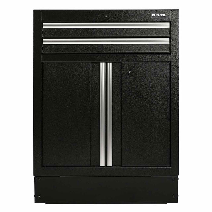 Draper 23752 Bunker 2 Drawer 2 Door Base Modular Floor Cabinet 680mm