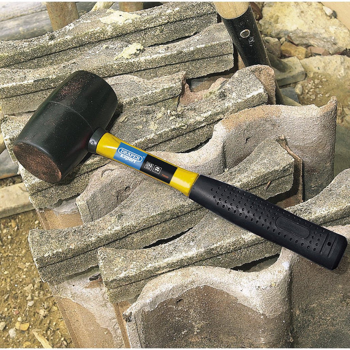 Draper Tools Rubber Mallet with Fibreglass Shaft 680g/24oz 72020