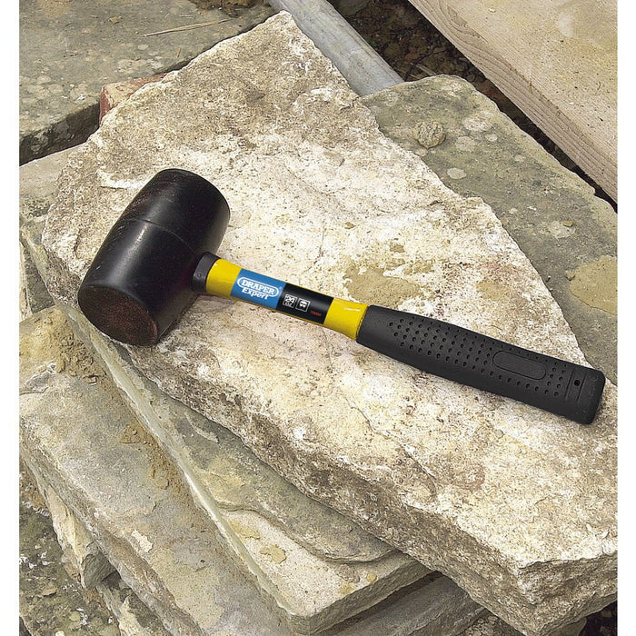 Draper Tools Rubber Mallet with Fibreglass Shaft 680g/24oz 72020