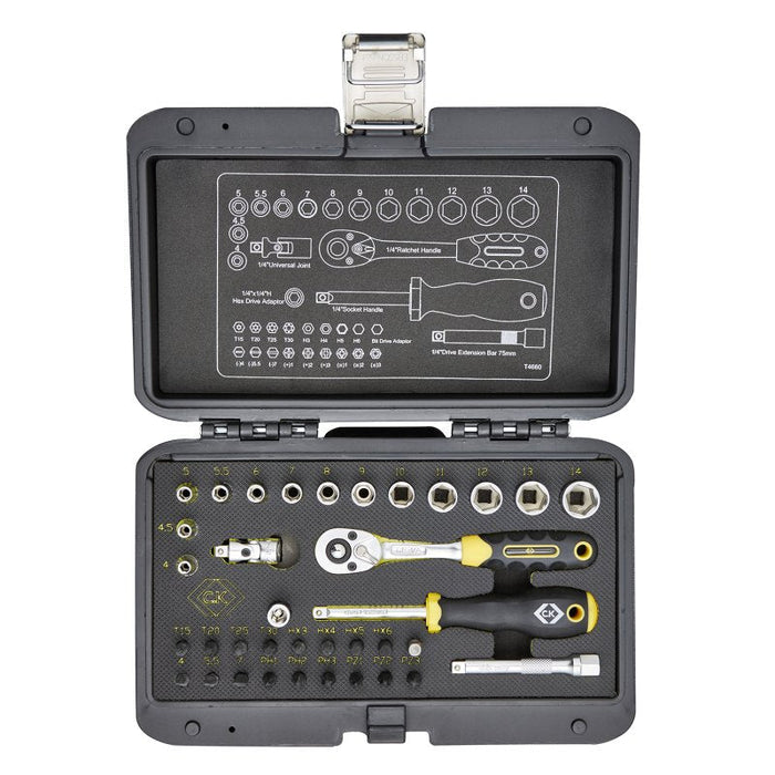 C.K Sure Drive 36 Piece Socket Set 1/4