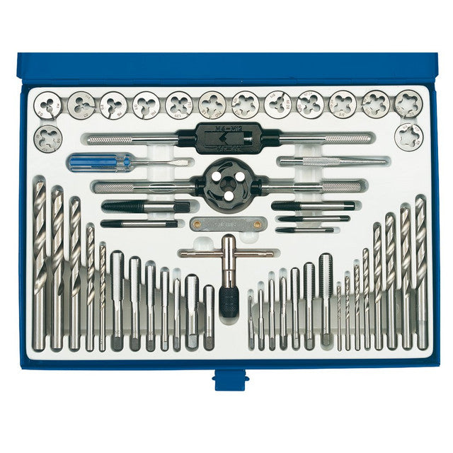 Draper Tools Tap and Die Set - Metric, UNF and BSP 52 Piece 79204