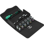 Wera 8100 SA 13 Zyklop Comfort Ratchet Set wth Reversing Lever 1/4