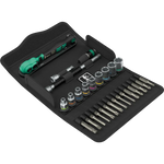 Wera 8100 SA 14 Zyklop Comfort Ratchet Set with Reversing Lever 1/4