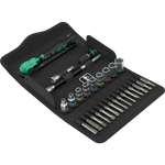 Wera 8100 SA 15 Zyklop Comfort Ratchet Set Reversing Lever 1/4