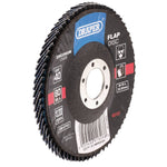 Draper Zirconium Oxide Flap Disc 115 x 22.23mm 40 Grit