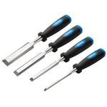 Draper Tools Bevel Edge Wood Chisel Set, 4 Pce