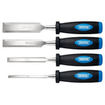 Draper Tools Bevel Edge Wood Chisel Set, 4 Pce