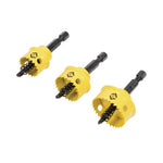 C.K Vorteck Sheet Steel Holesaw Set 20, 25 & 32mm