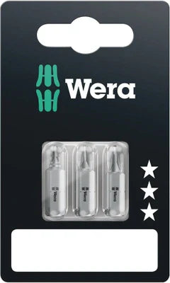 Wera 855/1 Pozi Bits Bits 3 Piece 073311