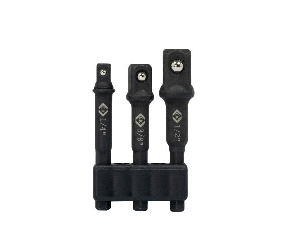 C.K Vorteck Impact Socket Adaptors 65mm 3 Piece T4571