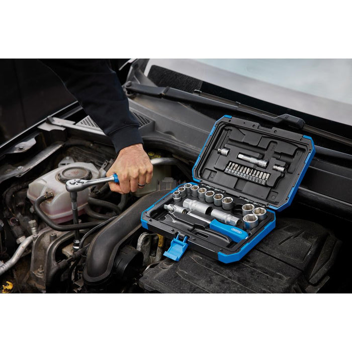Draper Tools Metric Socket Set 3/8