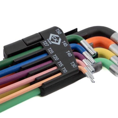 C.K Coloured Torx Tamper Proof Key Set 9 Piece T4450