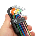 C.K Coloured Torx Tamper Proof Key Set 9 Piece T4450