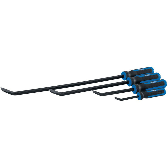 Draper 'Pound Thru' Soft Grip Pry Bar Set, 4 Pce
