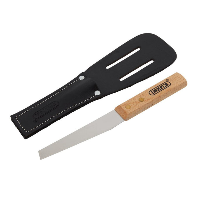Draper Shoe or Leather Knife with Belt Holster, 115mm