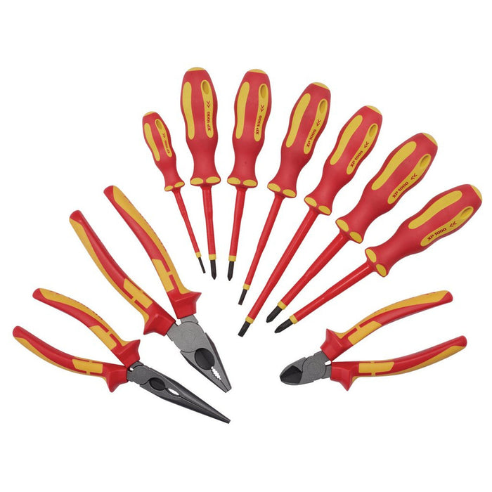 Draper XP1000 VDE Screwdriver & Pliers Set, 10 Pce