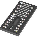 Wera 9706 Tool Rebel Roller Cabinet Stainless 2 with Tool Assortment, 191 Piece 150136