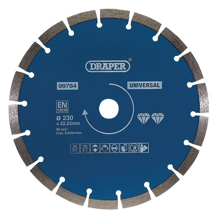 Draper Segmented Diamond Blade 230mm 99784