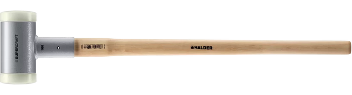 Halder Sledge Hammer Non-Rebound Hickory Handle Ø 100mm Nylon, 7kg