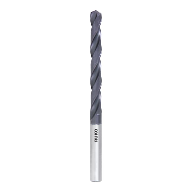 RUKO Solid TC Twist Drill DIN 338 Type N. TiAlN Ø 4mm